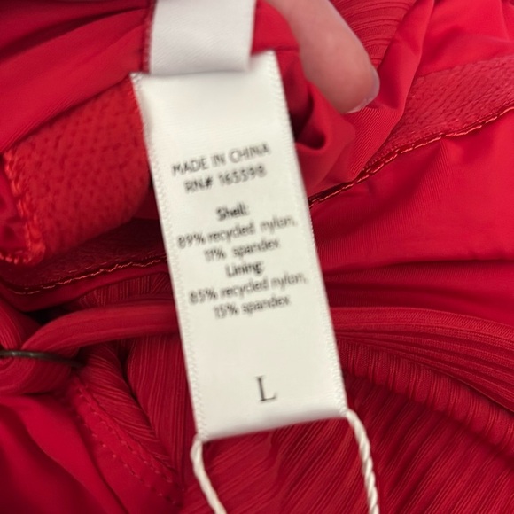 Andie Marco Rib One Piece swimsuit Flame Red size Large NWT - Picture 5 of 7